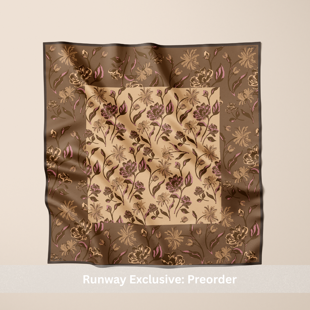 Anais in Almond Butter hari scarf