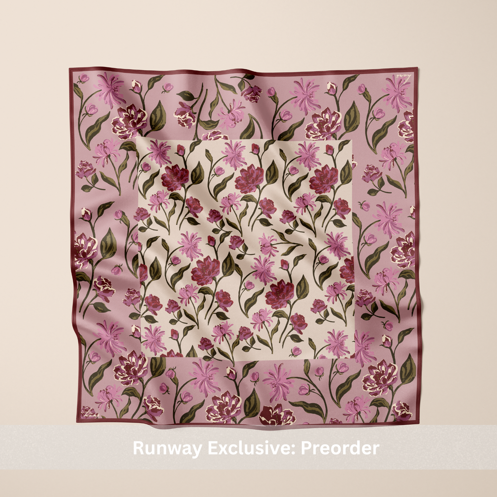 hari scarf codex riot Anais in Mulberry Pink